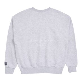 SPADE SCRIPT LOGO BASIC SWEAT SHIRT MELANGE-스페이드맨투맨