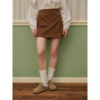 판도라핏 Russel Suede Mini Skirt