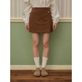 Russel Suede Mini Skirt