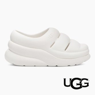 UGG 어그 슬리퍼 스포츠 예 몰드 클로그 화이트 여성 키높이 샌들