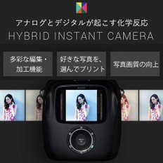 후지필름FUJIFILM 디지털 체키 SQUARE SQ10 블랙 instax SQUARE SQ10