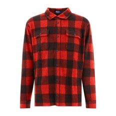 [해외배송] 랄프로렌 플래드 니트 플란넬 셔츠 710881648004MADISON RED POLO BLACK Red