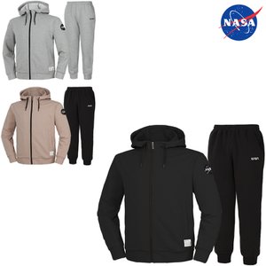 NASA 나사 남녀공용 남자 세미 오버핏 후드+면 조거팬츠 상하세트 4종 택1