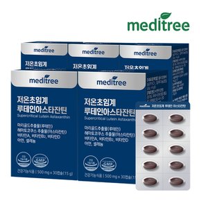 눈건강 저온초임계 루테인 아스타잔틴 아연 5박스
