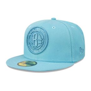 3346399 New Era 뉴에라 남성 블루 브루클린 네츠 컬러팩 폼 5950 FITH 모자