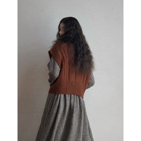 Alpaca Cable vest -4color