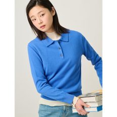 울 T칼라 풀오버  블루 (BF5151C01P)