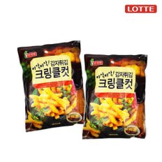 롯데 바삭바삭 감자튀김 크링클컷 냉동감자 750g 7개