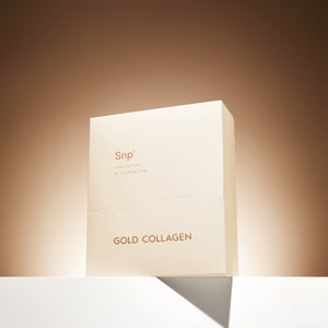SNP 골드 콜라겐 앰플 마스크 10매입 / 콜라겐마스크팩 주름 탄력 수분 진정 저자극