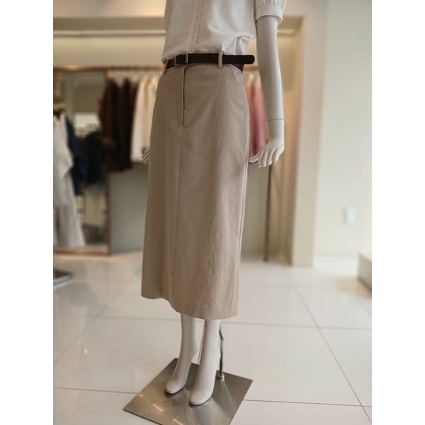 [여주점] 씨씨콜렉트 벨티드H라인코튼스커트 E261msd103