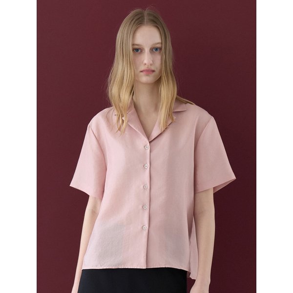 로지 시스루 셔츠 피치 amr2319