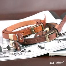 [정품] 그림 NECK STRAP 엔틱 스타일 통가죽 넥스트랩 12mm GM010NS-GM011NS