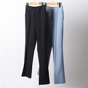 빅사이즈사랑해요 D380l105 원버튼밴딩핀턱슬랙스 LT (S6950639)