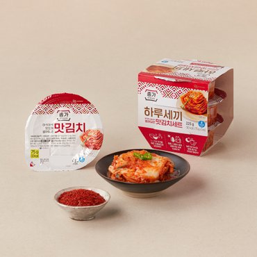 종가집 종가 하루세끼 맛김치세트 75g*3