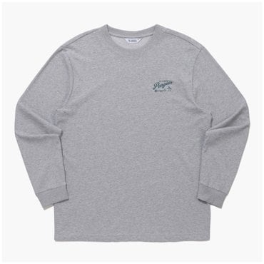 먼싱웨어 멜란지그레이 남성 에센셜 긴팔 티셔츠 MQ121PTL35(MGRE)