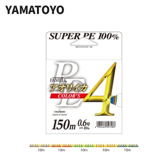 에프원낚시 야마토요 아오리이까 PE 5색 4합사 150m 0.5호 에깅