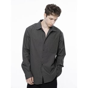 Standard Polygon Pocket Shirt - Dark Brown /M243SH01BR