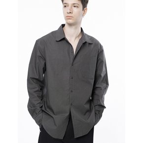 Standard Polygon Pocket Shirt - Dark Brown /M243SH01BR