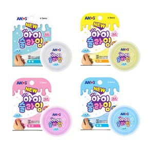 클리어 아이슬라임 70g 슬라임 베이직 말랑이 촉감놀이 4color