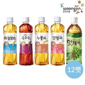 차음료 500ml 12펫 하늘보리/헛개/누룽지/자색옥수수/결명...