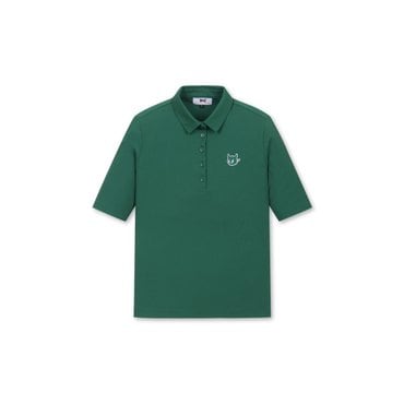 왁 골프 (WWTCM25904GRX)[Exclusive] Women Ribbed Slim SS Polo