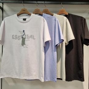 HC34 남녀공용 순정만화  분또 TS 공용 만화 프린팅 티, 공용 분또 오 (S33111063)