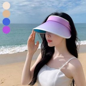 [홍은]경량 차단 그라데이션 바닷가 여름 썬캡 햇빛 휴양지