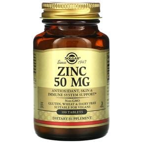 솔가 징크 아연 50mg 100정 2팩 Zinc