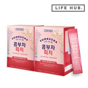 라이프허브 콤부차 피치 2세트(5g x 60포)[32439394]