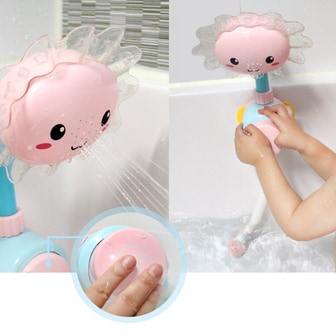  KOS 푸마네 해바라기샤워기 플라워 물놀이 목욕놀이 샤워기장난감