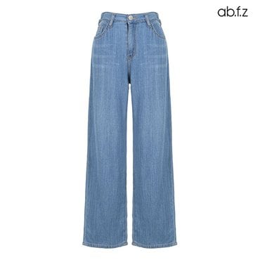 ab.f.z 백밴딩 세미 와이드 데님 팬츠 (AFX3QE31A)