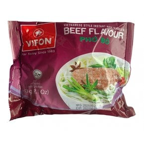 VIFON 베트남 인스턴트 포 쇠고기 풍미 60g 10봉투 VIFON Pho Bo 60g 10 goi