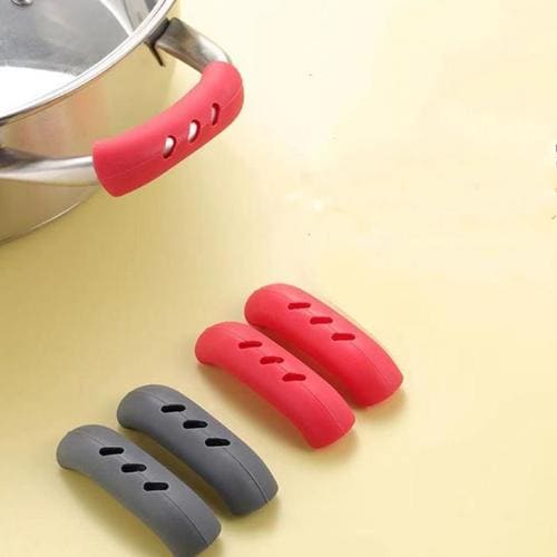 주방 오븐 장갑 실리콘 냄비 손잡이 내열 뚜껑 장갑(1)
