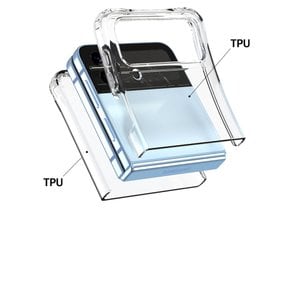 갤럭시 지플립 Z플립4 휴대폰 케이스 투명 클리어 방탄 하드 부드러운케이스 슬림핏