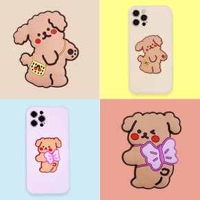 [아이폰]Linkvu 방실이 코튼 컬러 범퍼케이스 iPhone16 15 14 플러스 13프로 12미니 11 XS맥스 X