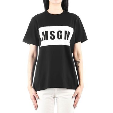 MSGM [엠에스지엠] (2000MDM520 200002 99) 여성 반팔 티셔츠 33190996