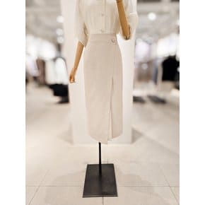 [파주점] [더아이잗컬렉션]슬릿 포인트 랩 H라인 스커트 CR4A0SK391