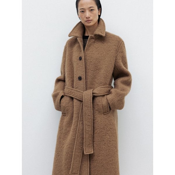 Japanese Shaggy Wool Oversized Coat_Camel Beige