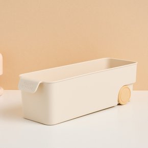 프론트핸들 틈새수납함 바닐라크림 10x30x9cm