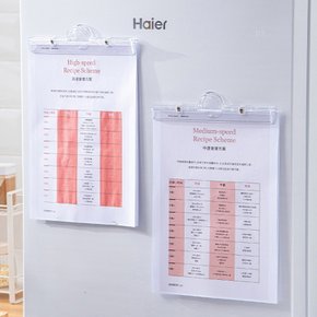 강력 스텐 투명 자석 만능 집게 현관 냉장고 주방 홀더 걸이 서류 클립 메모