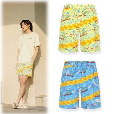 디스커버리 [24S/S] 남성 핫썸머 패턴 보드숏 DMSB6A043