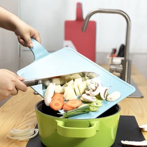 손잡이 인덱스 도마 (소) 플레이팅 주방 업소 식당