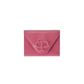 CP SIGNATURE MARK CARD WALLET(POP PINK) 24SCW002