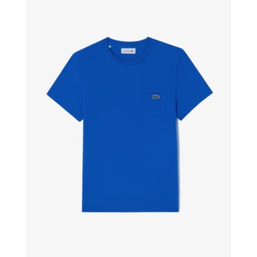 라코스테 (여성) 25SS 베이직 포켓 반팔 티셔츠 TF546E-55G 3D3(로얄블루)