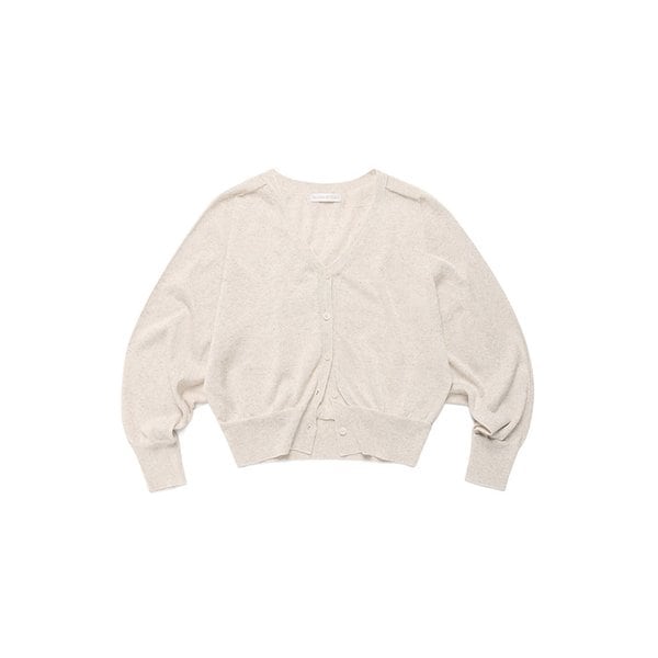Summer Linen Knit Cardigan_Beige