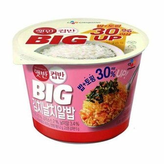  CJ 컵반 BIG 김치날치알밥 263g 18개