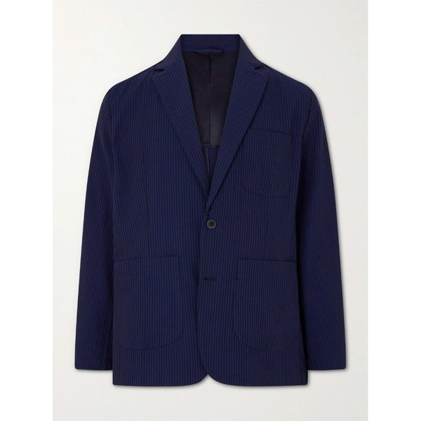 포르투기스 플란넬 아틀란티코 코튼 시어서커 수트 재킷 46376663163010544