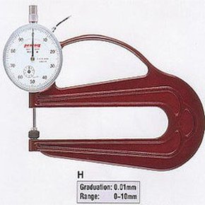 후도계/다이알 두께측정기/시그네스게이지/PEACOCK 두께측정기H 타입