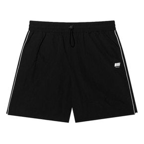 COLORED TRACK SHORTS _BLACK