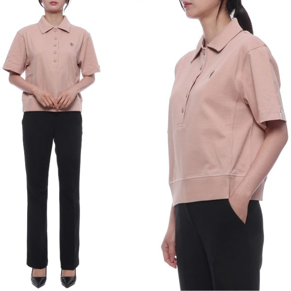 [부산점] 26SS 여성 로고 패치 폴로 반팔티셔츠 (8A00003 89AZ9 51L 26S)